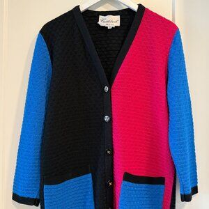 Vintage Color Block Sweater